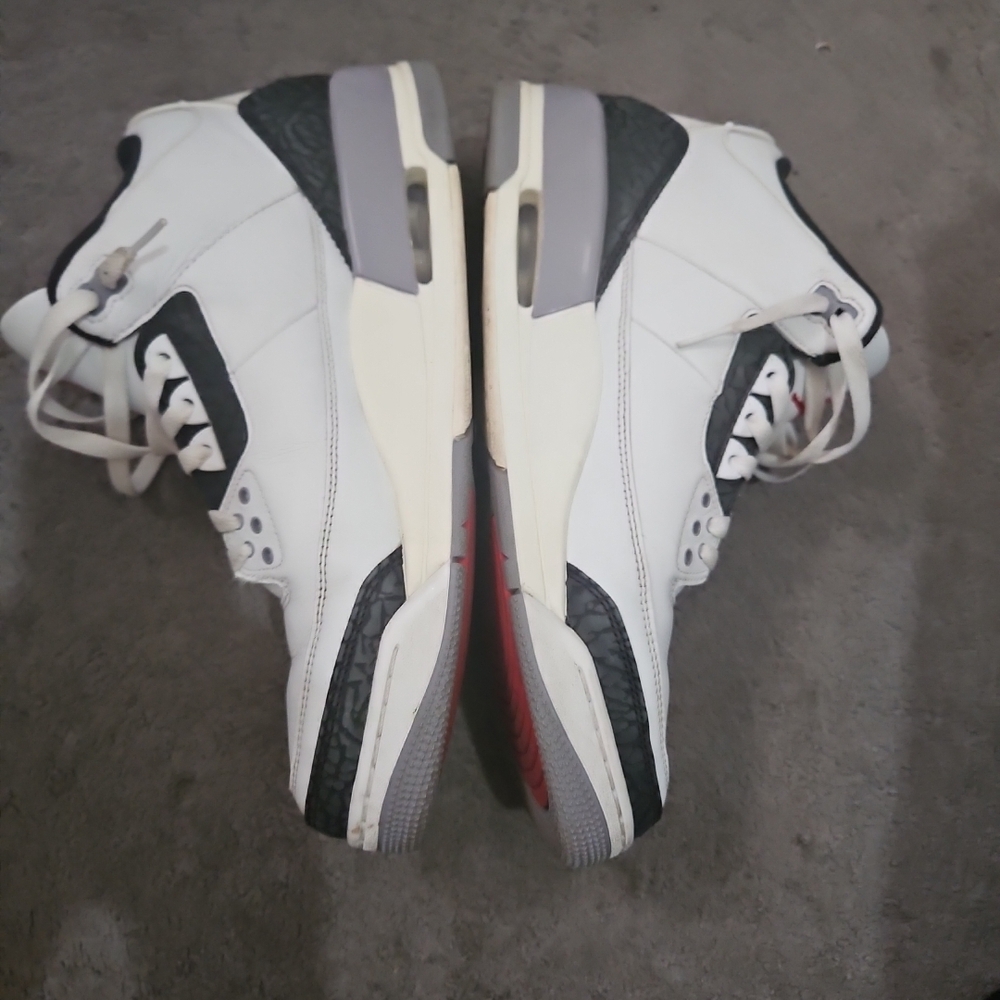 Jordan White and Black Sneakers